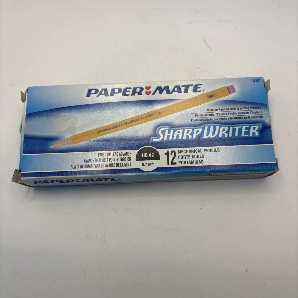 Paper Mate Sharpwriter Mechanical Pencils 0.7mm HB #2 Box of 11, Missing 1